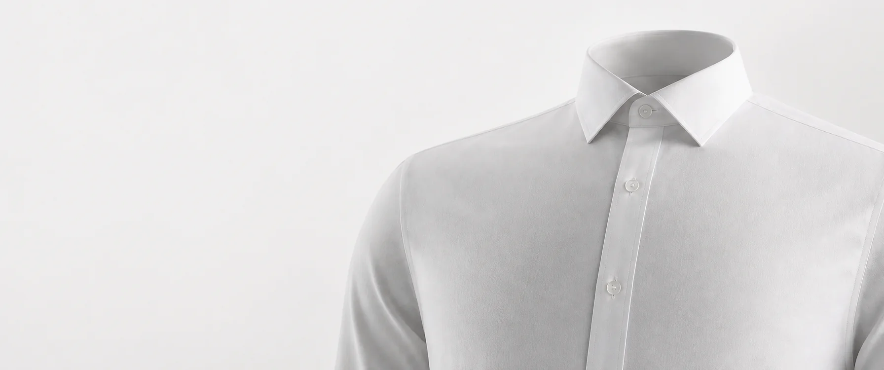 Camisa branca pronta para usar