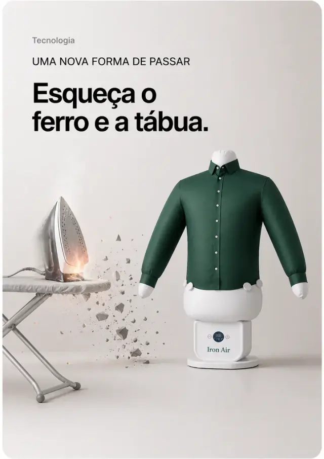 Uma nova forma de passar roupas com Iron Air